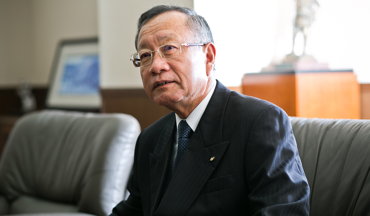 石原ケミカル社長 時澤元一 写真