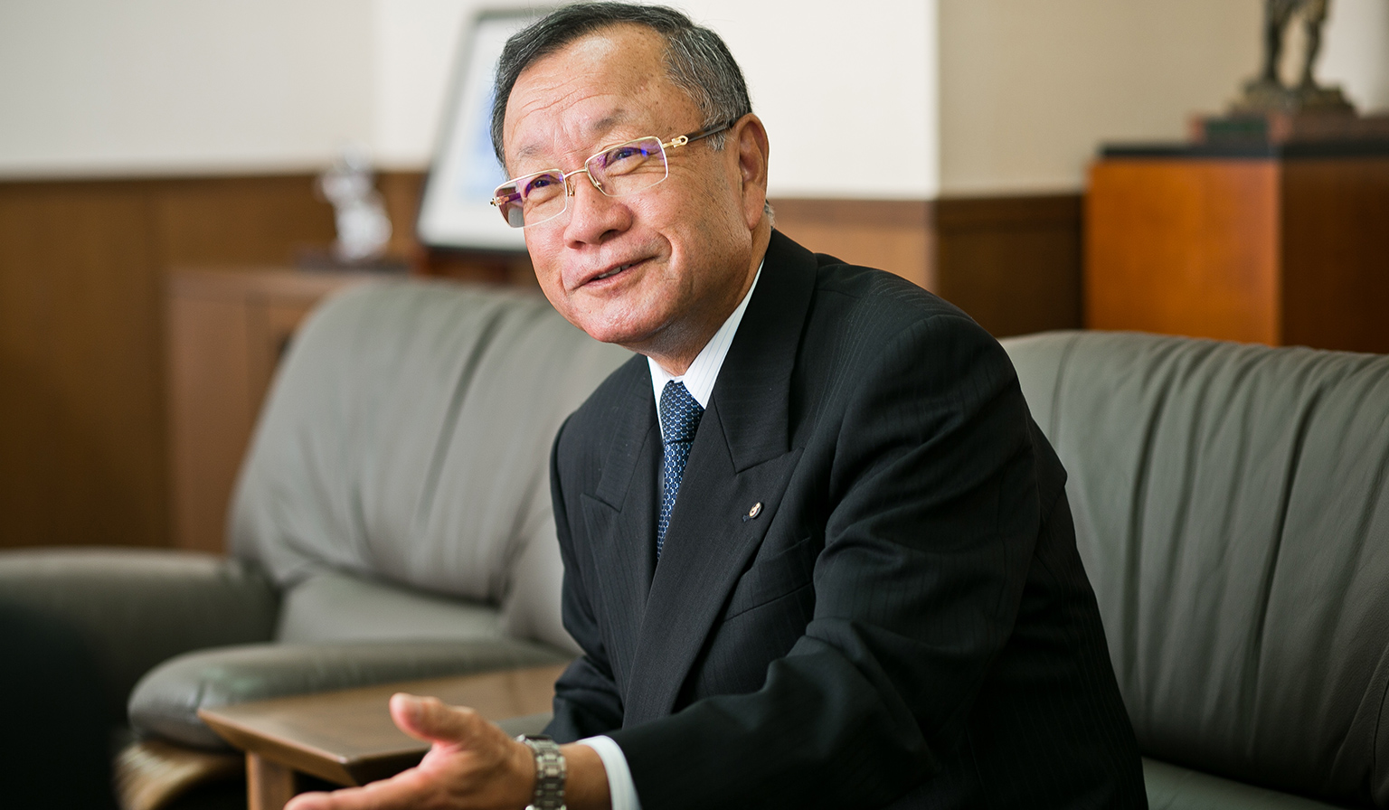 石原ケミカル社長 時澤元一 写真
